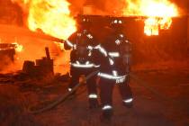 Special to the Pahrump Valley Times On Friday, Oct. 23, fire crews responded to a structure fir ...