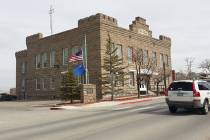 Times-Bonanza & Goldfield News--file The Esmeralda County courthouse in Goldfield as seen in a ...