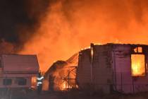 Special to the Pahrump Valley Times The Nevada Deputy State Fire Marshal is investigating the c ...