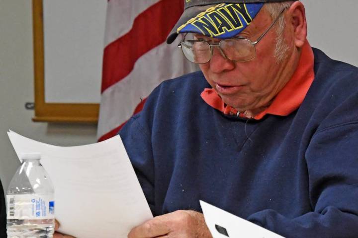 Richard Stephens/Special to the Pahrump Valley Times Beatty Town Board Chairman Dick Gardner is ...