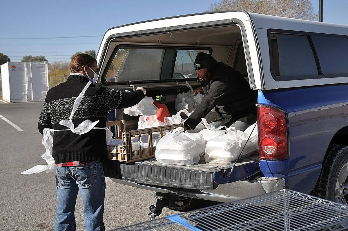 Horace Langford Jr./Pahrump Valley Times The Pahrump Holiday Task Force's Thanksgiving efforts ...