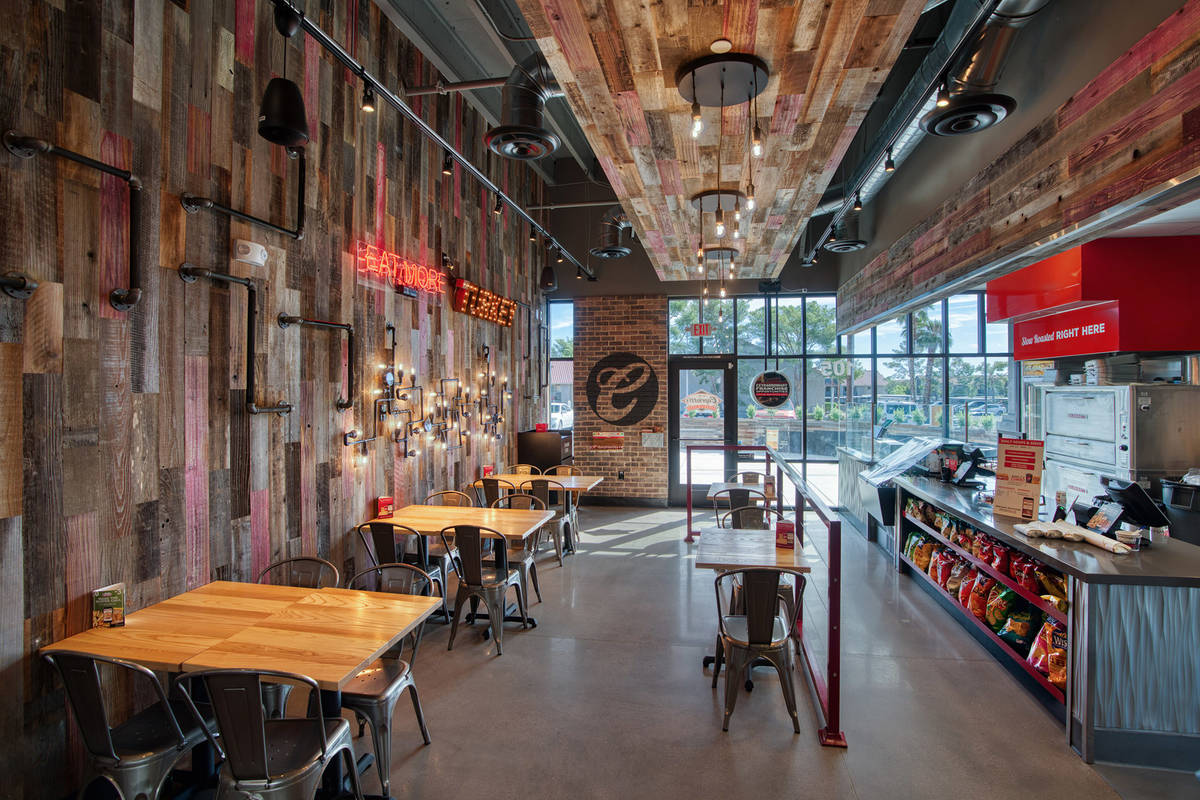 The interior of the Capriotti's at Lake Mead and Jones boulevards. (Capriotti's)