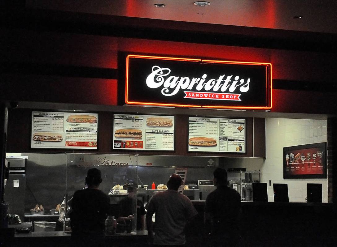 Horace Langford Jr./Pahrump Valley Times Capriotti's sandwich shop in the Pahrump Nugget reopen ...