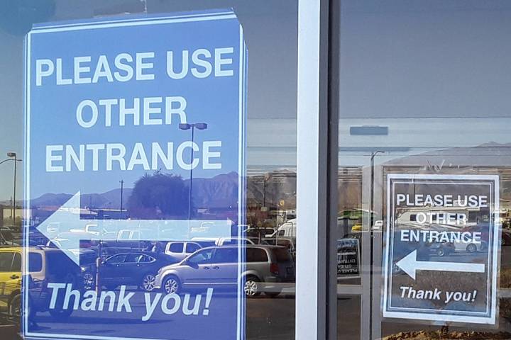 Selwyn Harris/Pahrump Valley Times Pahrump Fire Chief Scott Lewis spoke about limited access at ...