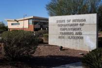 Bizuayehu Tesfaye/Las Vegas Review-Journal The State of Nevada Department of Employment, Traini ...