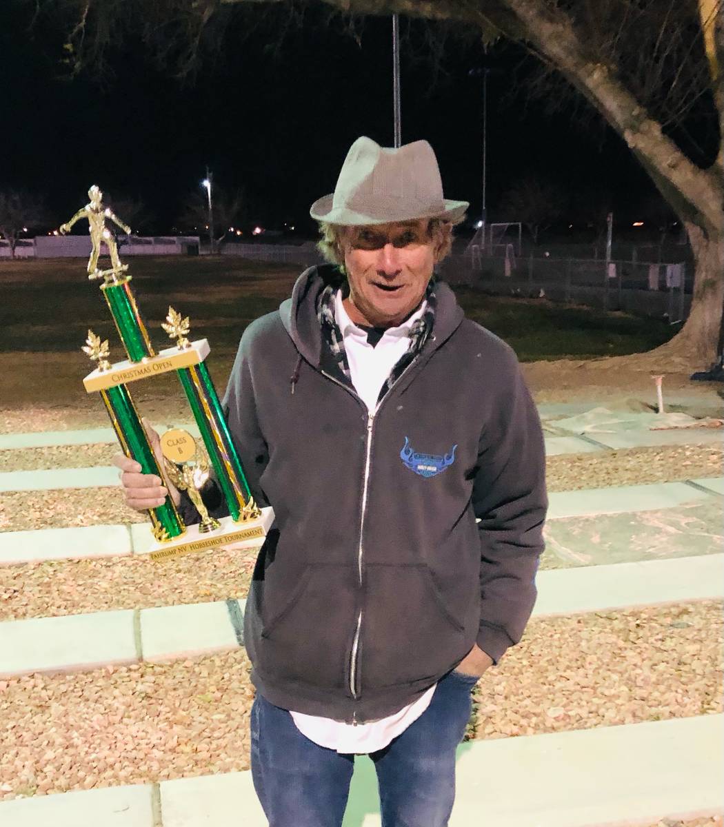 Lathan Dilger/Special to the Pahrump Valley Times Christmas Tree Open B Division champion Randy ...