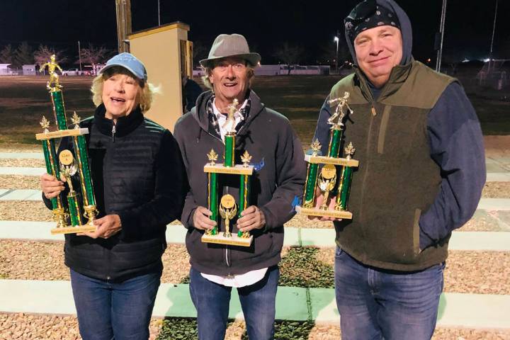 Lathan Dilger/Special to the Pahrump Valley Times From left, tournament champion Ellie Miller, ...