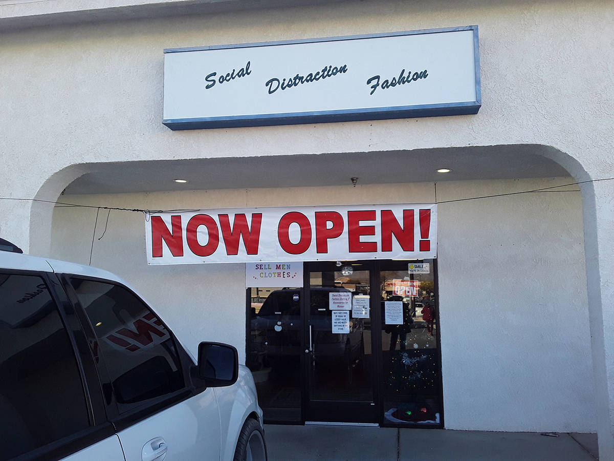 Selwyn Harris/Pahrump Valley Times Owner Ashley Rice, from Las Vegas, opened her store located ...