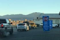Robin Hebrock/Pahrump Valley Times Taken earlier this month, this photo shows a small portion o ...