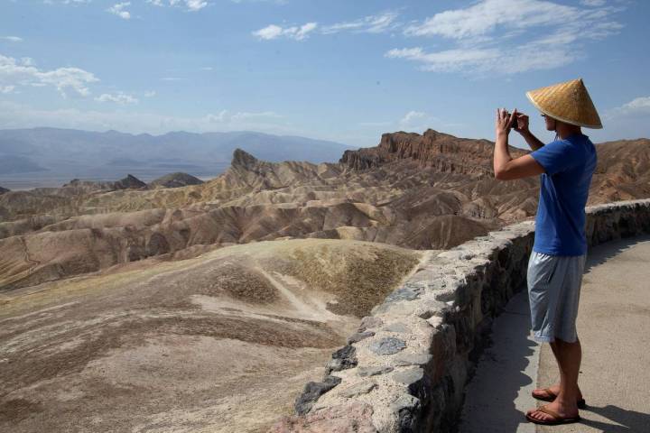 Ellen Schmidt/Las Vegas Review-Journal In Death Valley National Park, the park received 1,740,9 ...