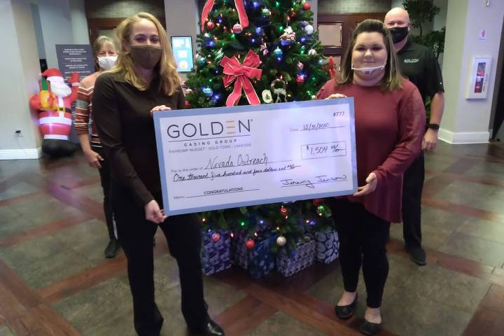 Selwyn Harris/Pahrump Valley Times Pahrump Nugget Human Resources Manager Natasha Hamilton, at ...