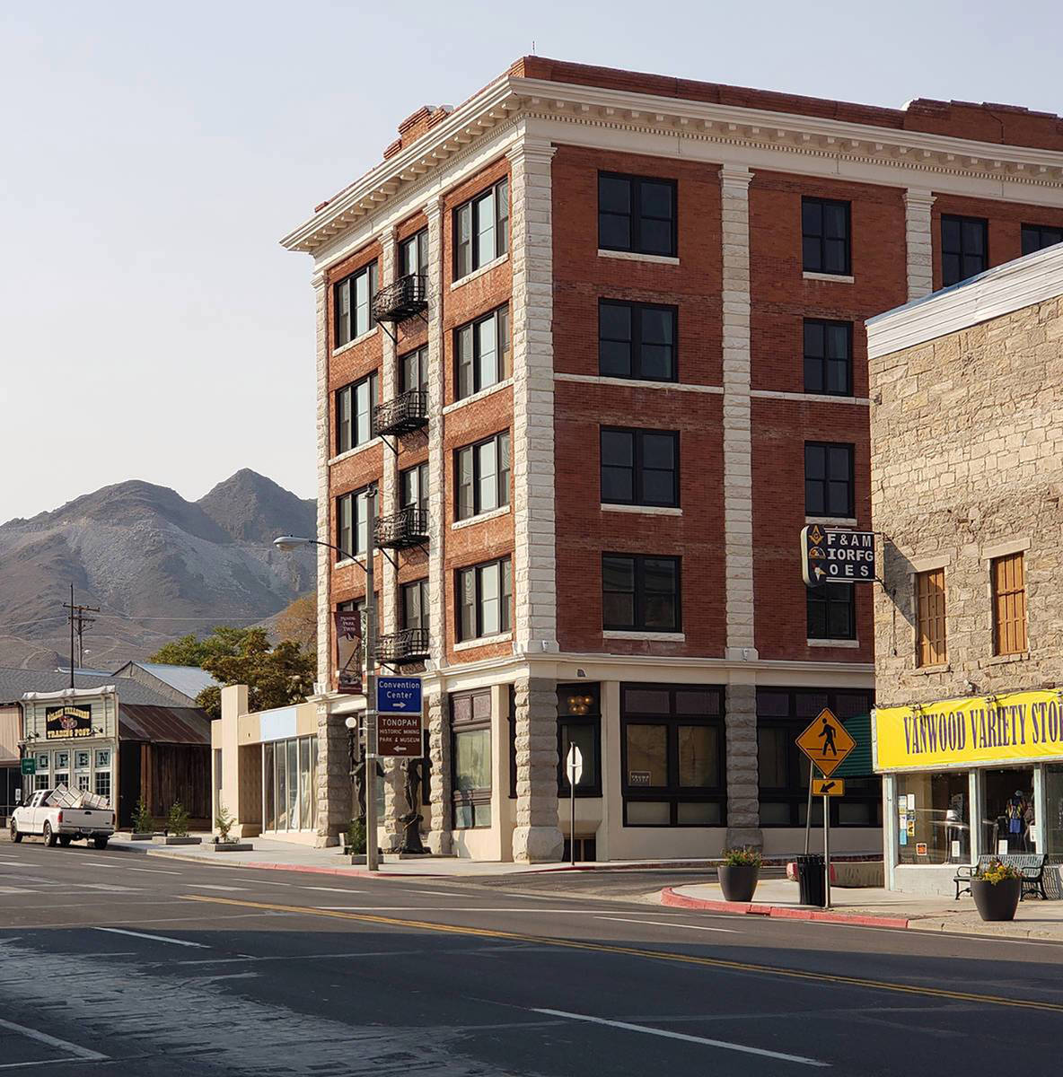 Nancy Whipperman/Special to the Pahrump Valley Times The Belvada Hotel is now officially open t ...