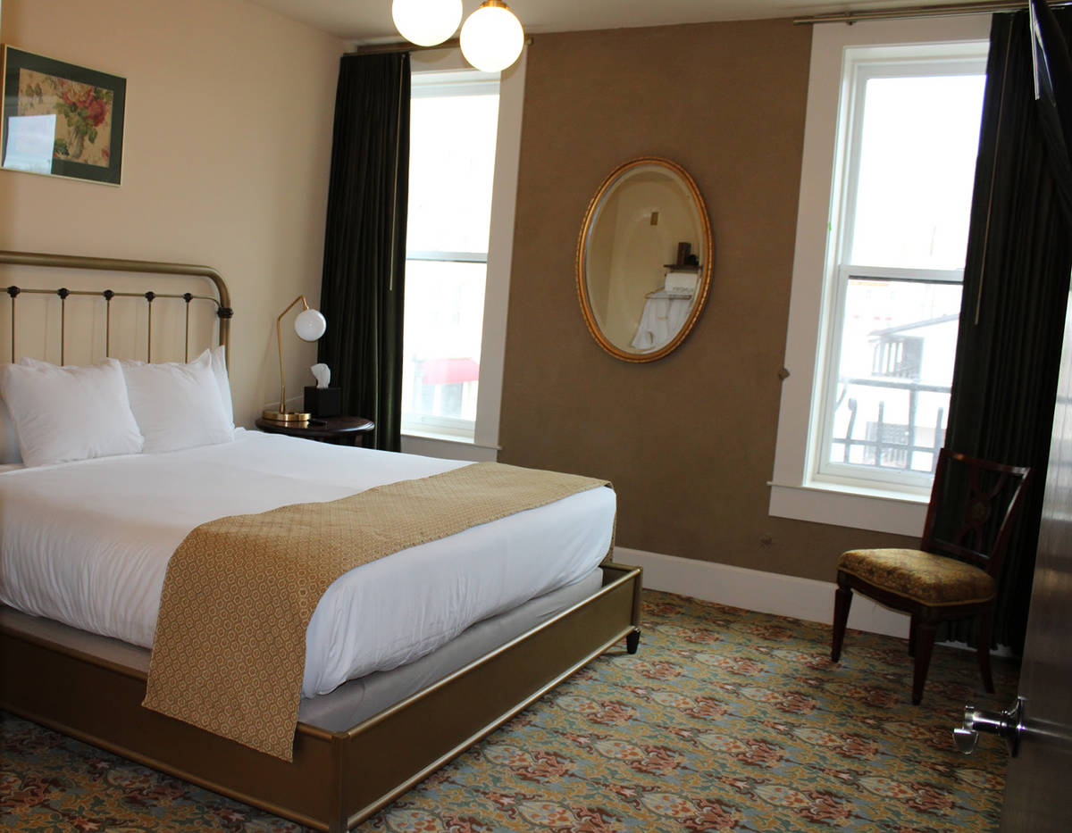Dominique Taylor/Special to the Pahrump Valley Times A view of one of the hotel rooms in the ne ...