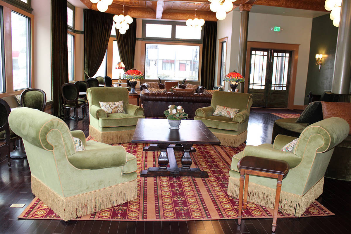 Dominique Taylor/Special to the Pahrump Valley Times The lobby of the Belvada Hotel is seen in ...