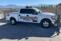 Photo courtesy of NCSO The fleet of Nye County Sheriff's Office vehicles now have new side-deca ...