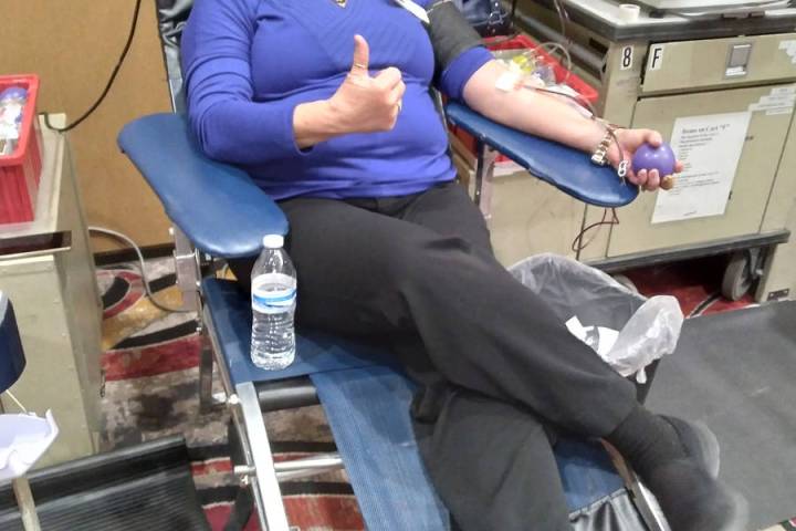 Selwyn Harris/Pahrump Valley Times Following the ribbon-cutting ceremony, Pahrump Valley Chambe ...