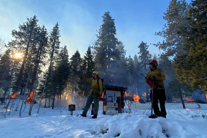 Special to the Pahrump Valley Times Humboldt-Toiyabe National Forest will be conducting prescri ...