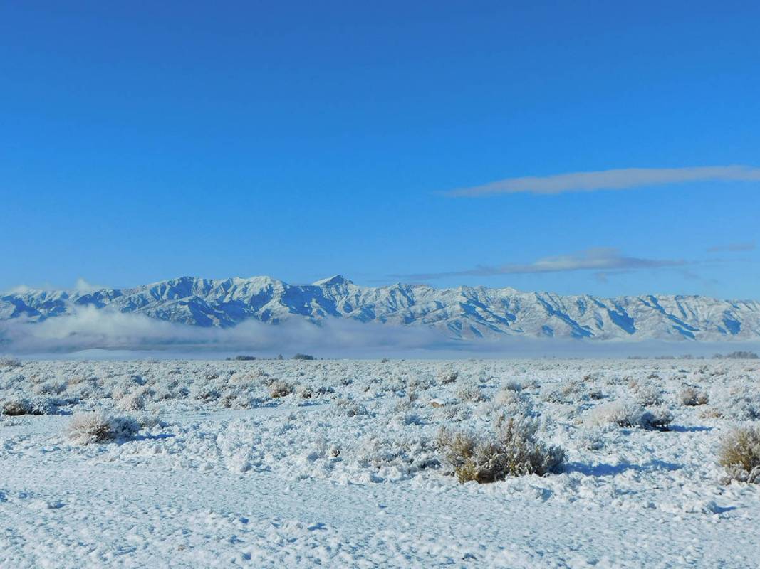 Robin Hebrock/Pahrump Valley Times Taken the morning of Tuesday, Jan. 26, this photo shows a st ...