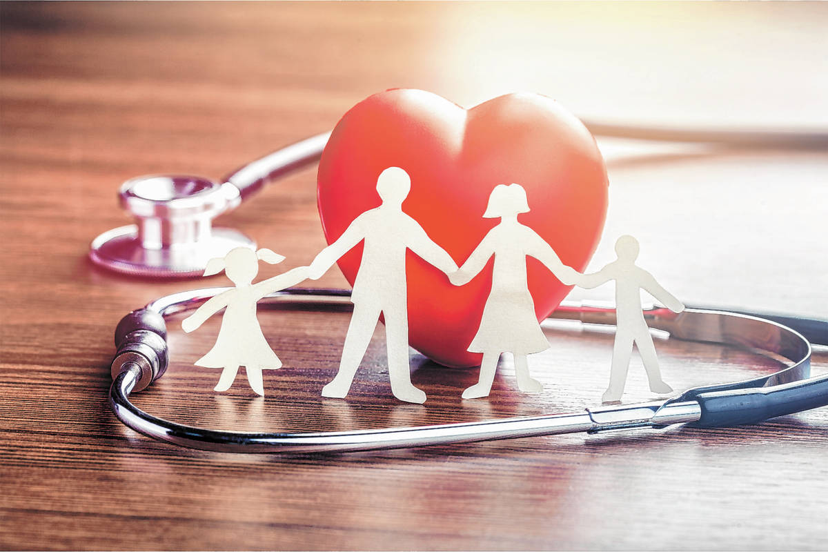 Health insurance aid cardiogram care chain check