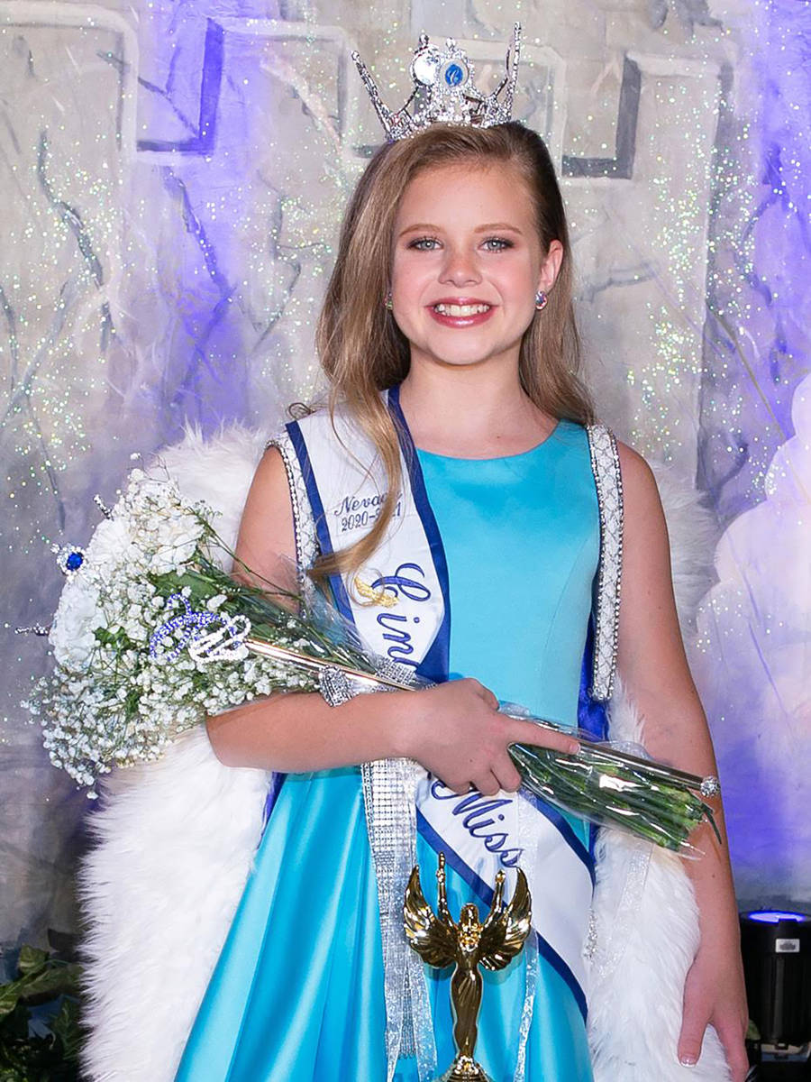 Special to the Pahrump Valley Times Pahrump youth Isabella Simpson was crowned as Nevada State ...