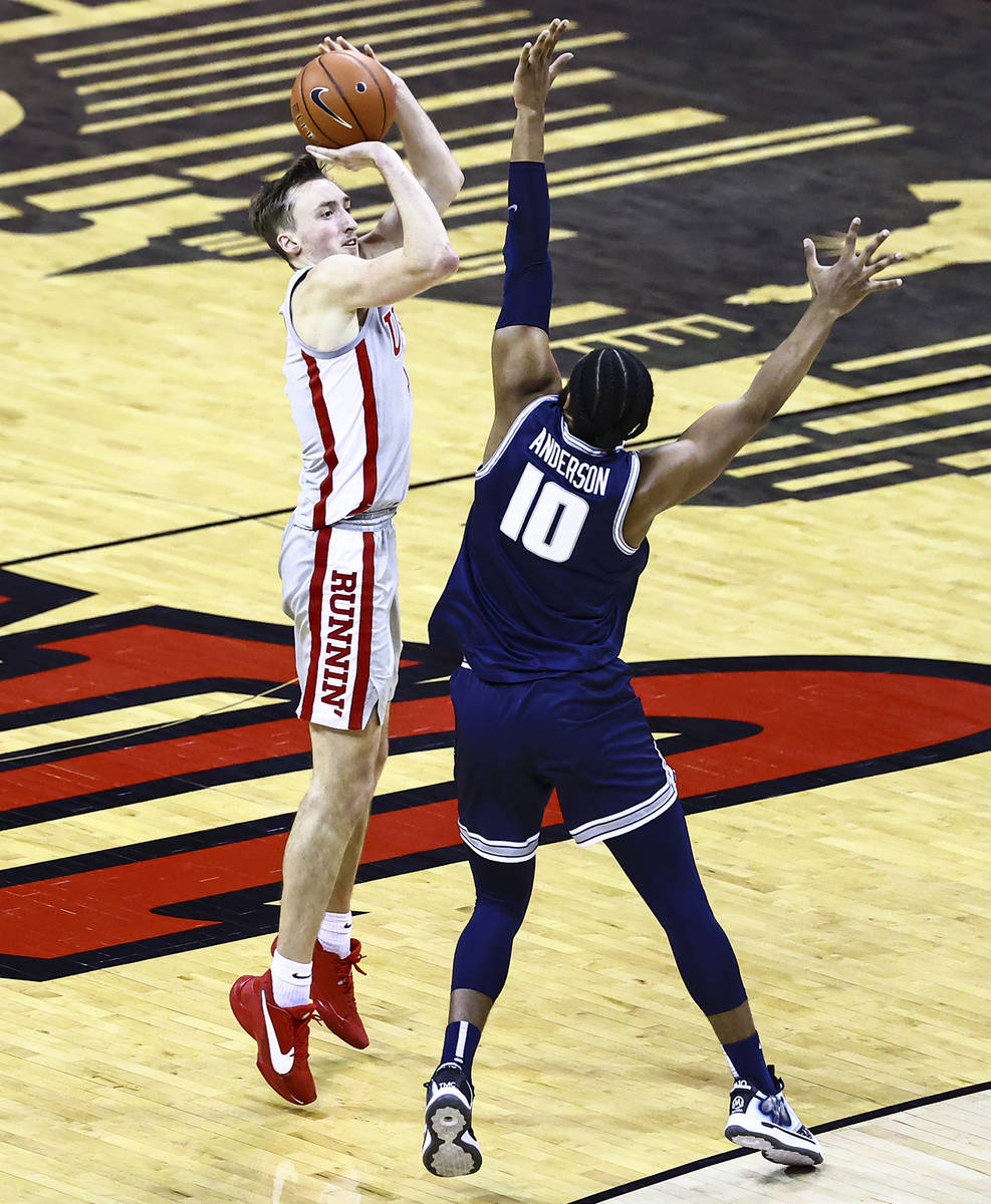 Chase Stevens/Special to the Pahrump Valley Times UNLV forward Moses Wood, shown Jan. 27 agains ...