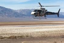 Special to the Pahrump Valley Times Helicopters from California Highway Patrol and Naval Air We ...