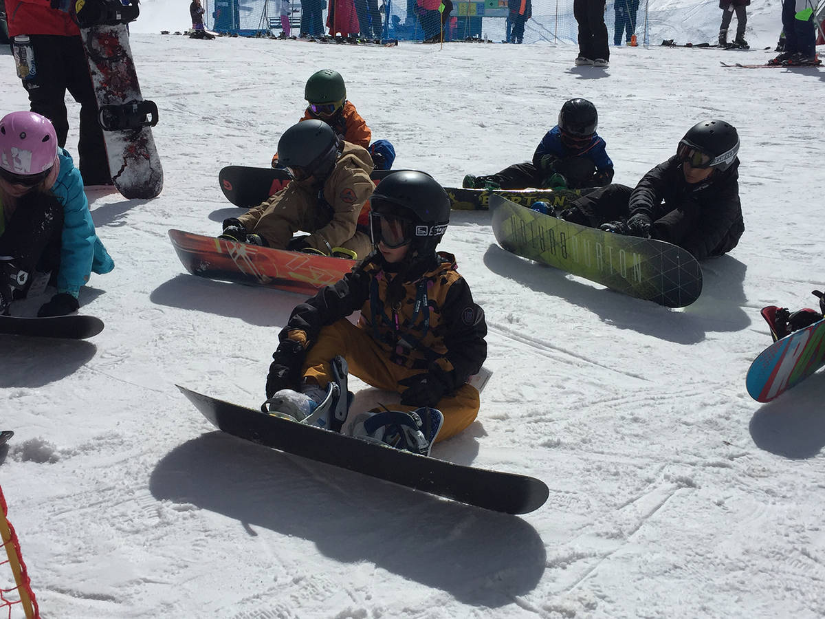 Special to the Pahrump Valley Times More than 100 skiers and snowboarders ranging in ages 3 to ...
