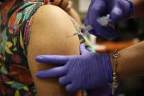 Erik Verduzco/Las Vegas Review-Journal Health officials recommend vaccination and hand-washing ...
