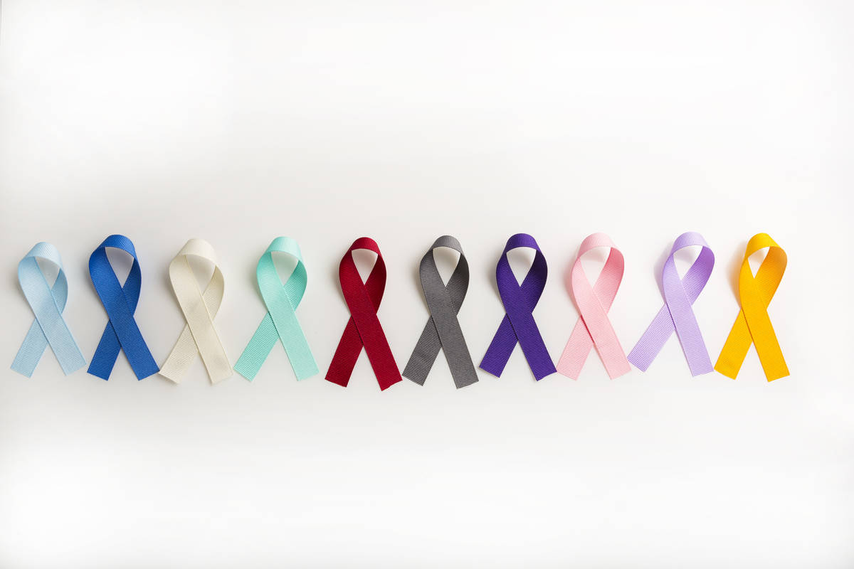 Getty Images Multi colored cancer ribbons Proudly worn by patients, supporters and survivors f ...