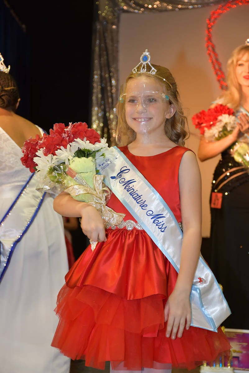 Special to the Pahrump Valley Times Nye County Cinderella Mini Miss Avery Sampson.