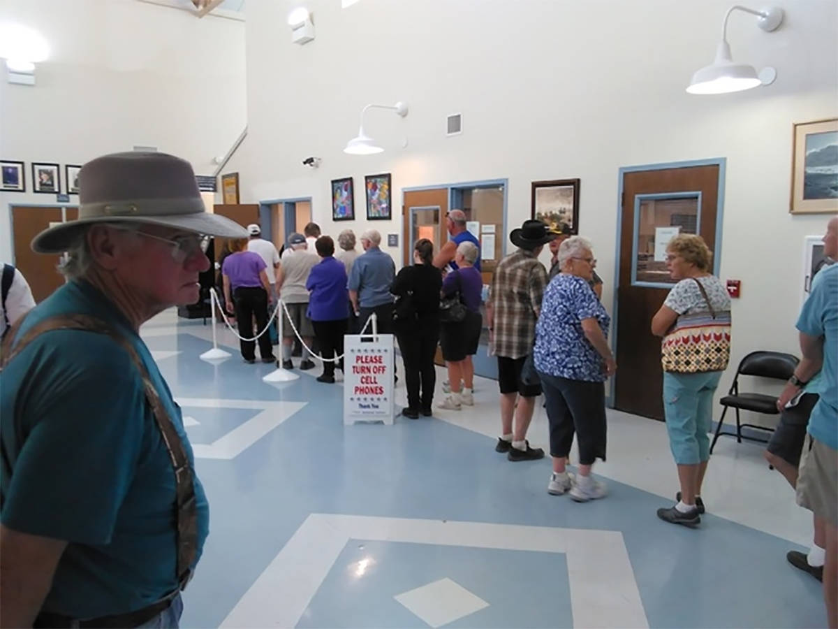 Selwyn Harris/Pahrump Valley Times The crime of voting more than once at the same election is ...