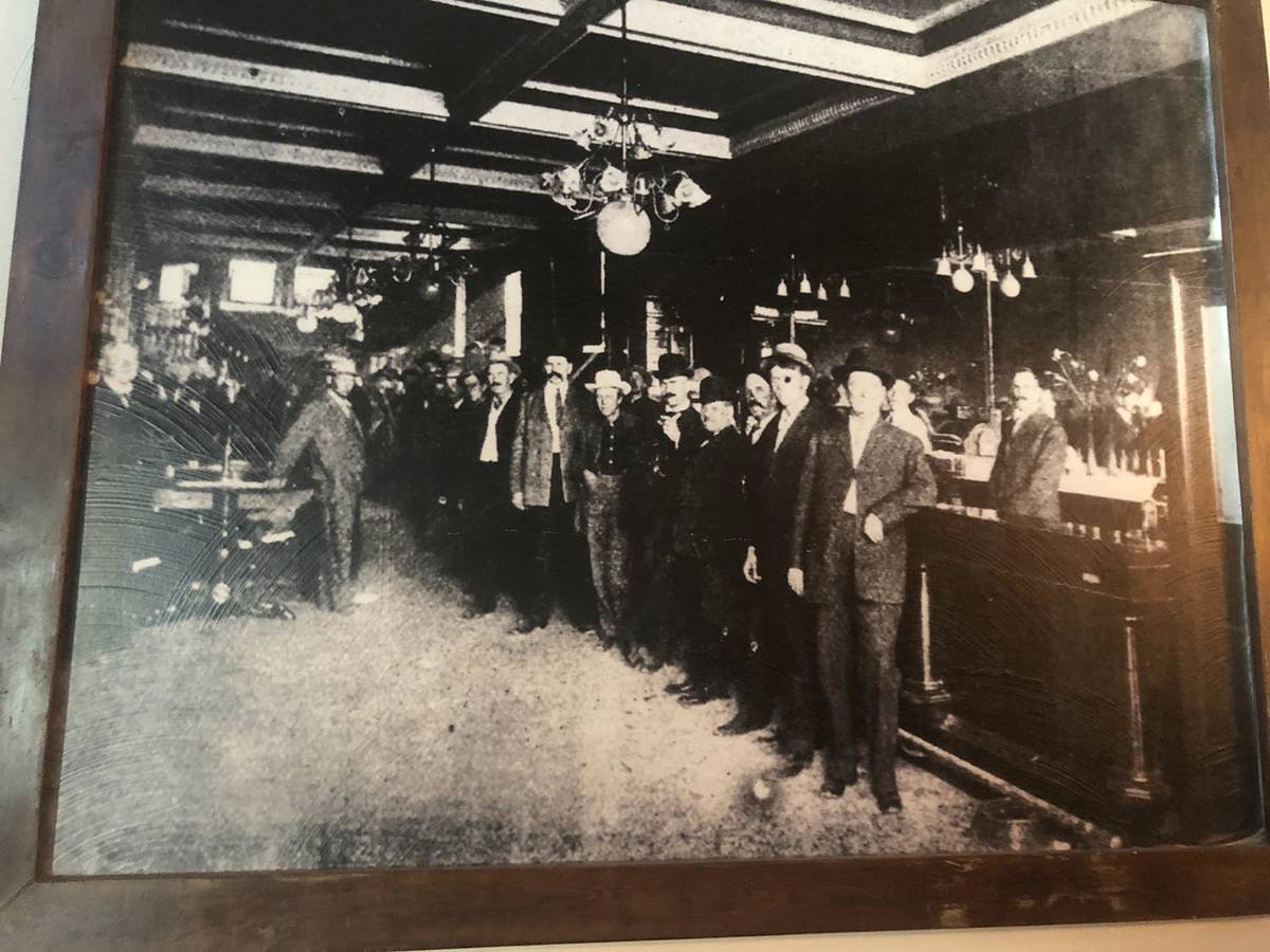 Tom Rysinski/Times-Bonanza & Goldfield News A 1908 photo of Tonopah Liquor Company, taken two y ...