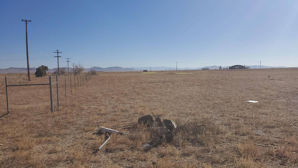 Special to the Pahrump Valley Times The old driving range at the Tonopah Airport has languished ...