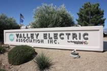 Robin Hebrock/Pahrump Valley Times Valley Electric Association Inc. is in the midst of its 2021 ...