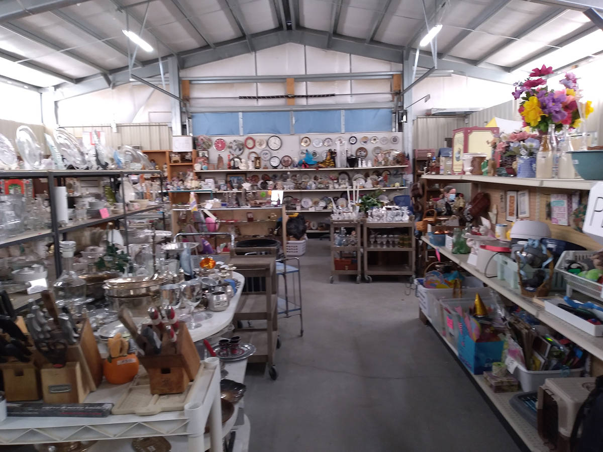 Selwyn Harris/Pahrump Valley Times Thousands of houseware items, tools, crafts, toys, automotiv ...