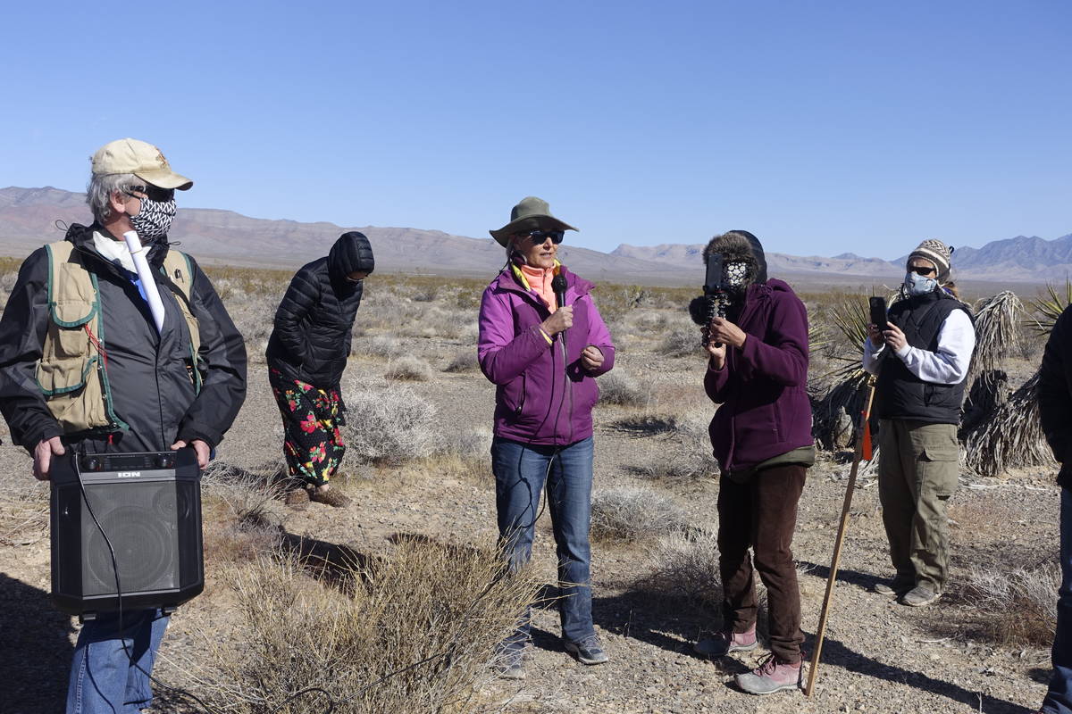 Basin and Range Watch Nonprofit Basin and Range Watch held a rally on March 6 at the Yellow Pin ...