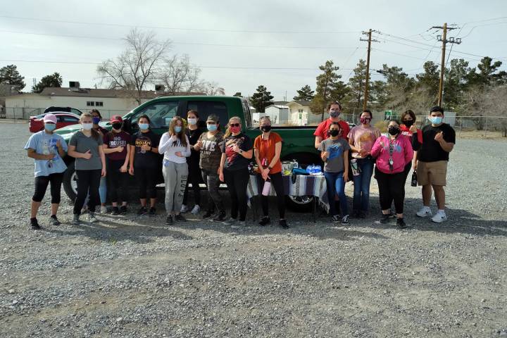 Selwyn Harris/Pahrump Valley Times National Honor Society Adviser Tricia Martin said last year' ...