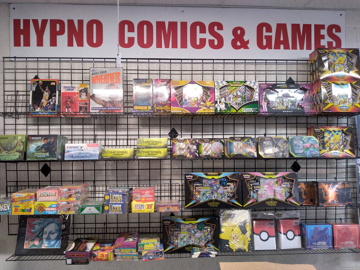 Selwyn Harris/Pahrump Valley Times Comic books aside, Hypno Comics also stocks classic collecti ...