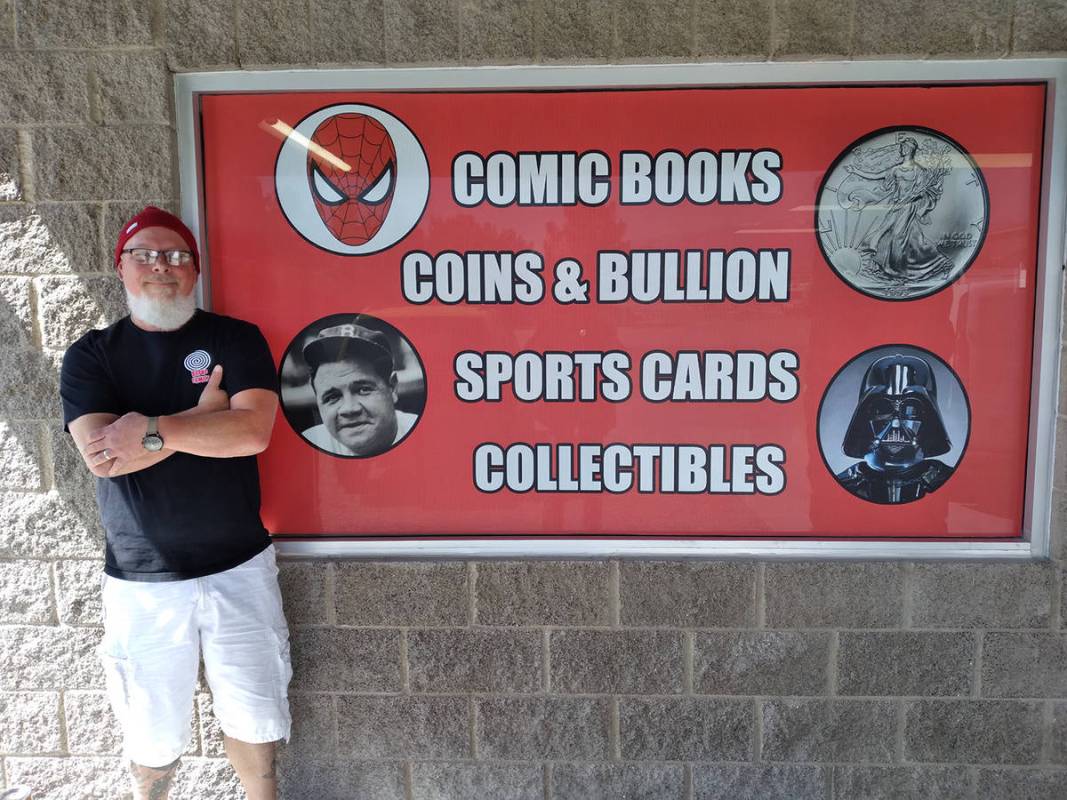 Selwyn Harris/Pahrump Valley Times Hypno Comics owner George Chase is hosting a grand opening f ...