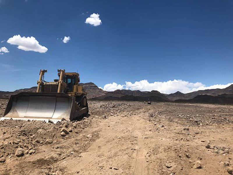 GridLiance/Special to the Pahrump Valley Times Crews work on Dallas-based GridLiance's new Sloa ...