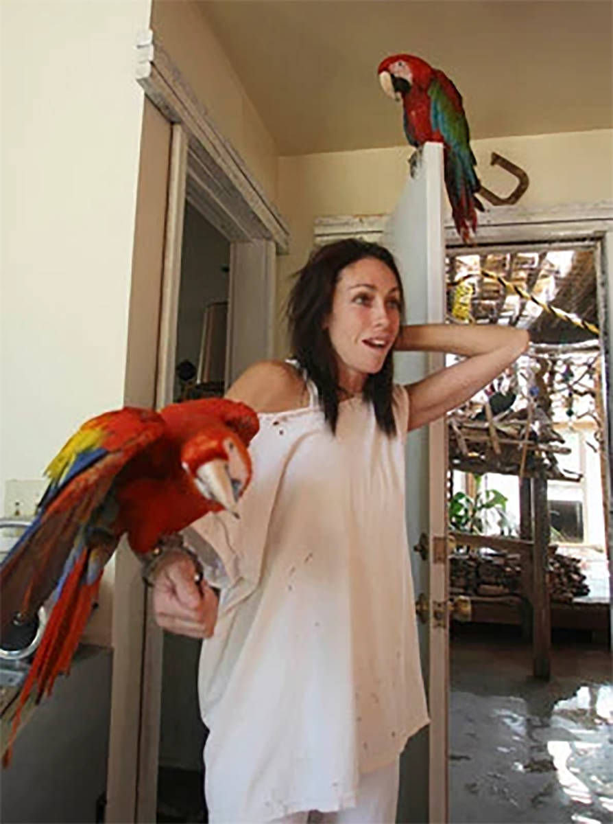 Special to the Pahrump Valley Times Heidi Fleiss is the caretaker of more than two dozen exotic ...