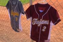 Tom Rysinski/Pahrump Valley Times New uniforms for the Pahrump Valley High School softball team ...