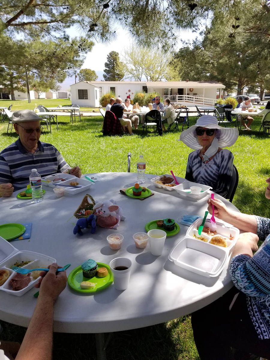 Photo courtesy of Nancy Fowler Pahrump Senior Center officials plan to have additional outdoor ...