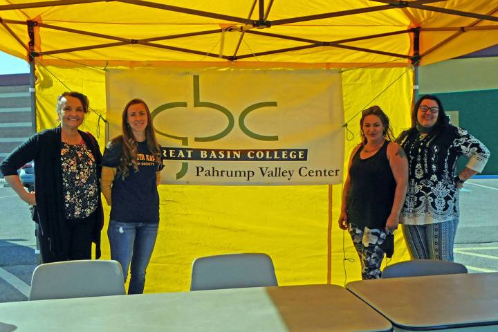 Robin Hebrock/Pahrump Valley Times Students and staff from the Great Basin College Social Work ...