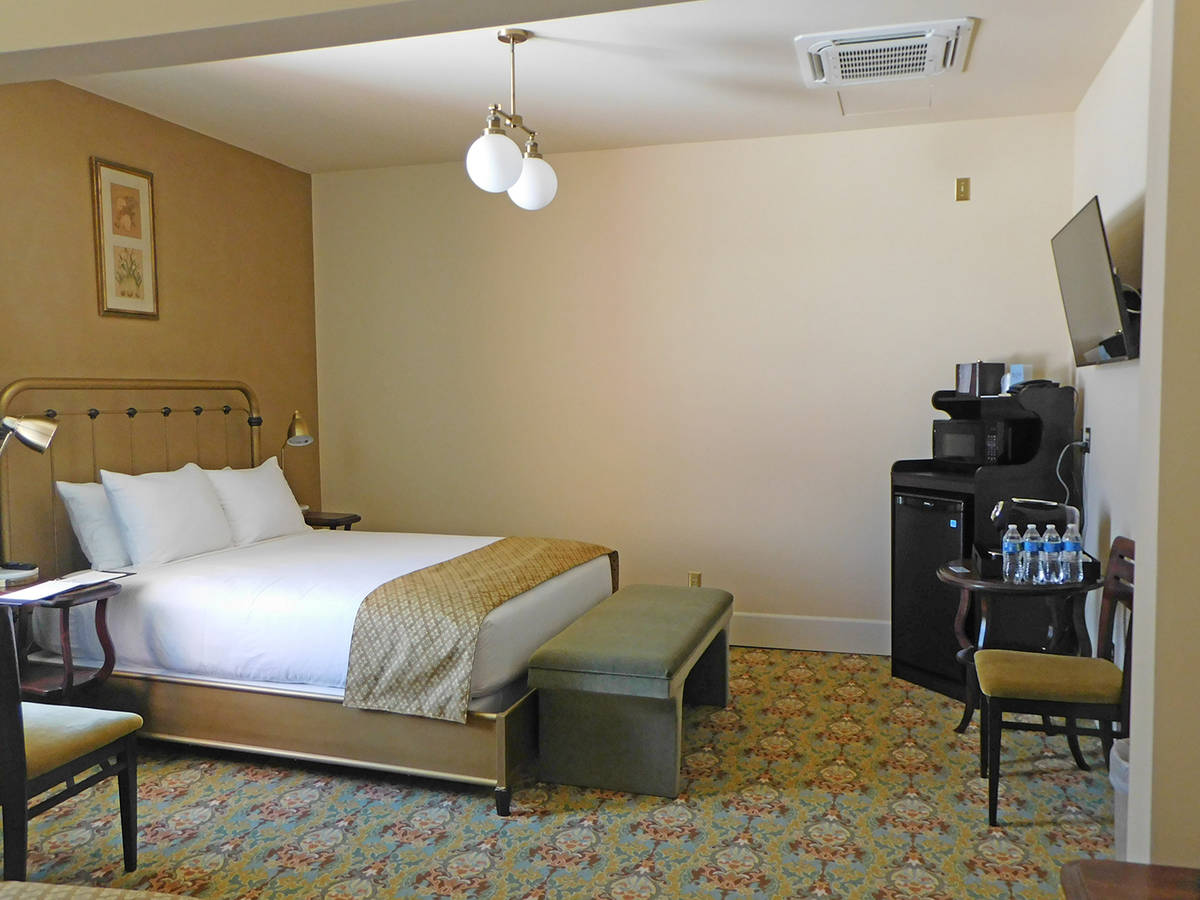 Robin Hebrock/Pahrump Valley Times The Belvada has 40 hotel rooms available, all appointed with ...