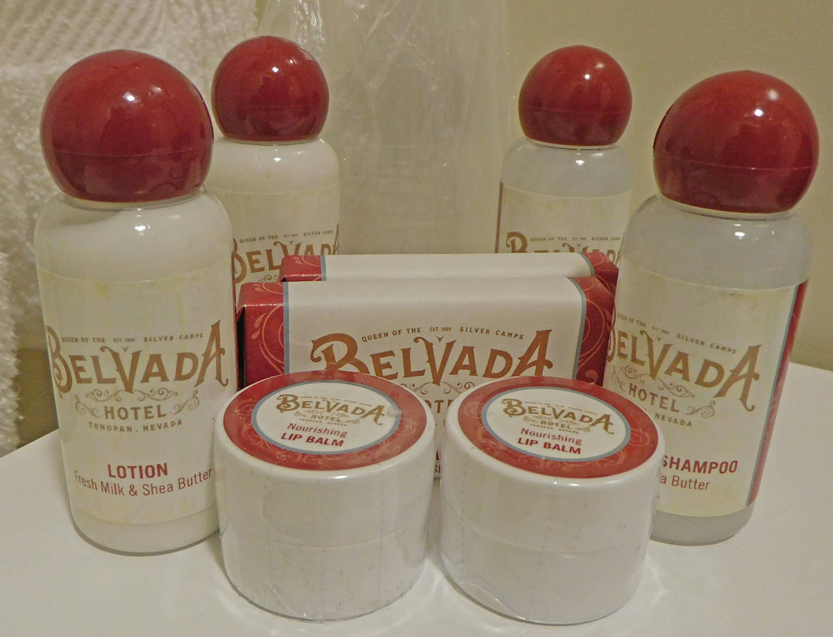 Robin Hebrock/Pahrump Valley Times Made with milk and shea butter, the Belvada Hotel even offer ...