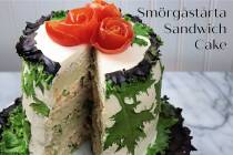 Patti Diamond/Special to the Pahrump Valley Times The savory sandwich cake is made by layering ...