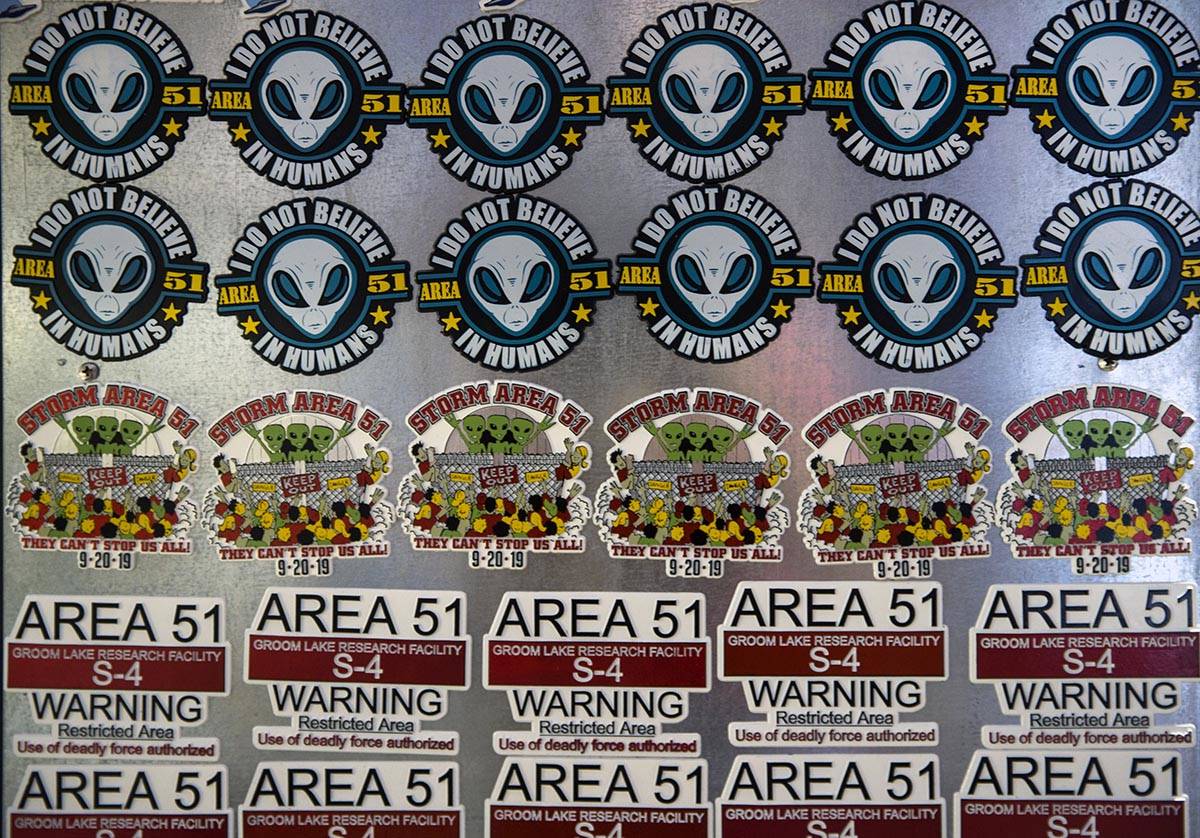 The Alien Research Center is open and and still sells Storm Area 51 merchandise a year followin ...
