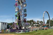 Selwyn Harris/Pahrump Valley Times The Zipper and the Ring of Fire, courtesy of Paradise Amusem ...