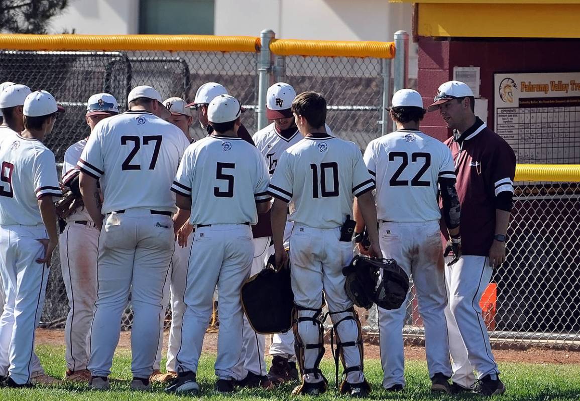 Horace Langford Jr./Pahrump Valley Times The Pahrump Valley High School baseball team has won f ...